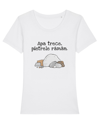 Apa trece pietrele raman. White