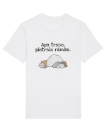 Apa trece pietrele raman. Tricou mânecă scurtă Unisex Rocker
