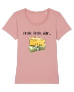 Frate, frate, dar... Tricou mânecă scurtă guler larg fitted Damă Expresser
