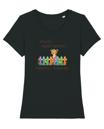 Afara-i vopsit gardul Black