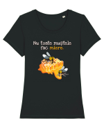Nu toate mustele fac miere. Tricou mânecă scurtă guler larg fitted Damă Expresser