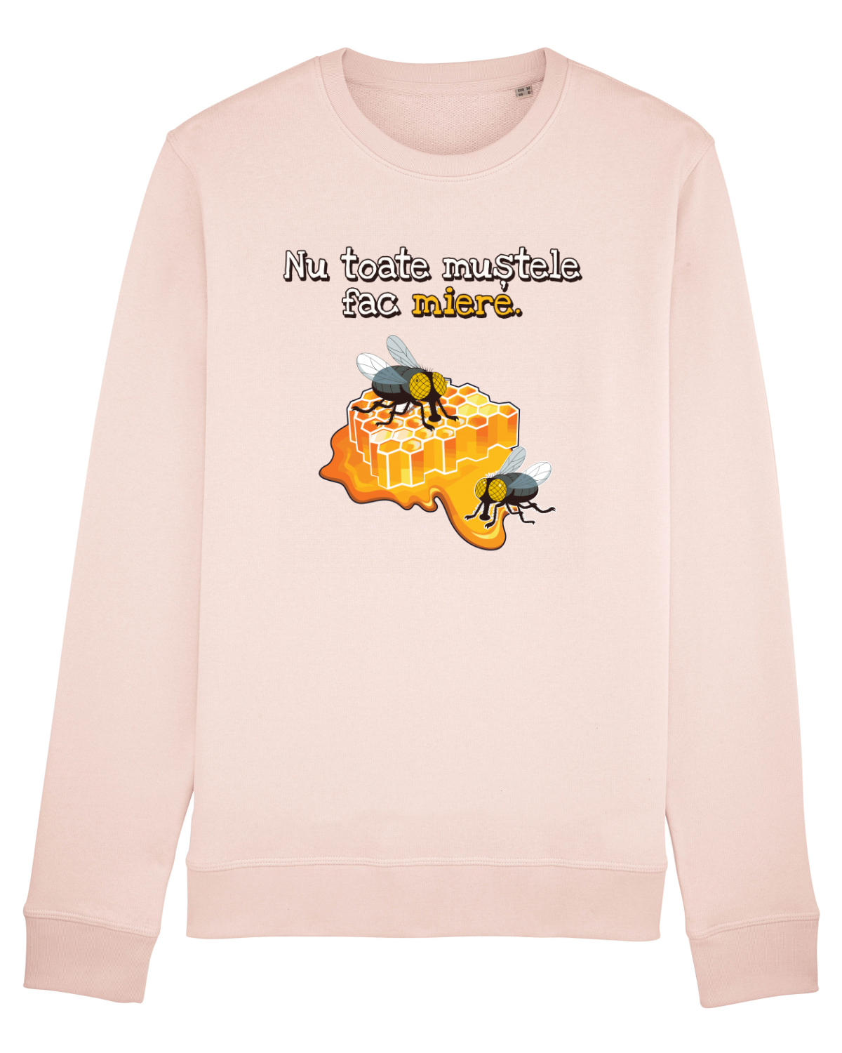 Bluză mânecă lungă Unisex Rise Candy Pink