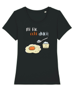 Iti fac ochi dulci Tricou mânecă scurtă guler larg fitted Damă Expresser