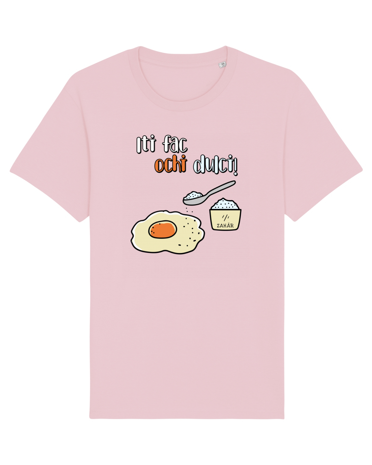 Tricou mânecă scurtă Unisex Rocker Cotton Pink