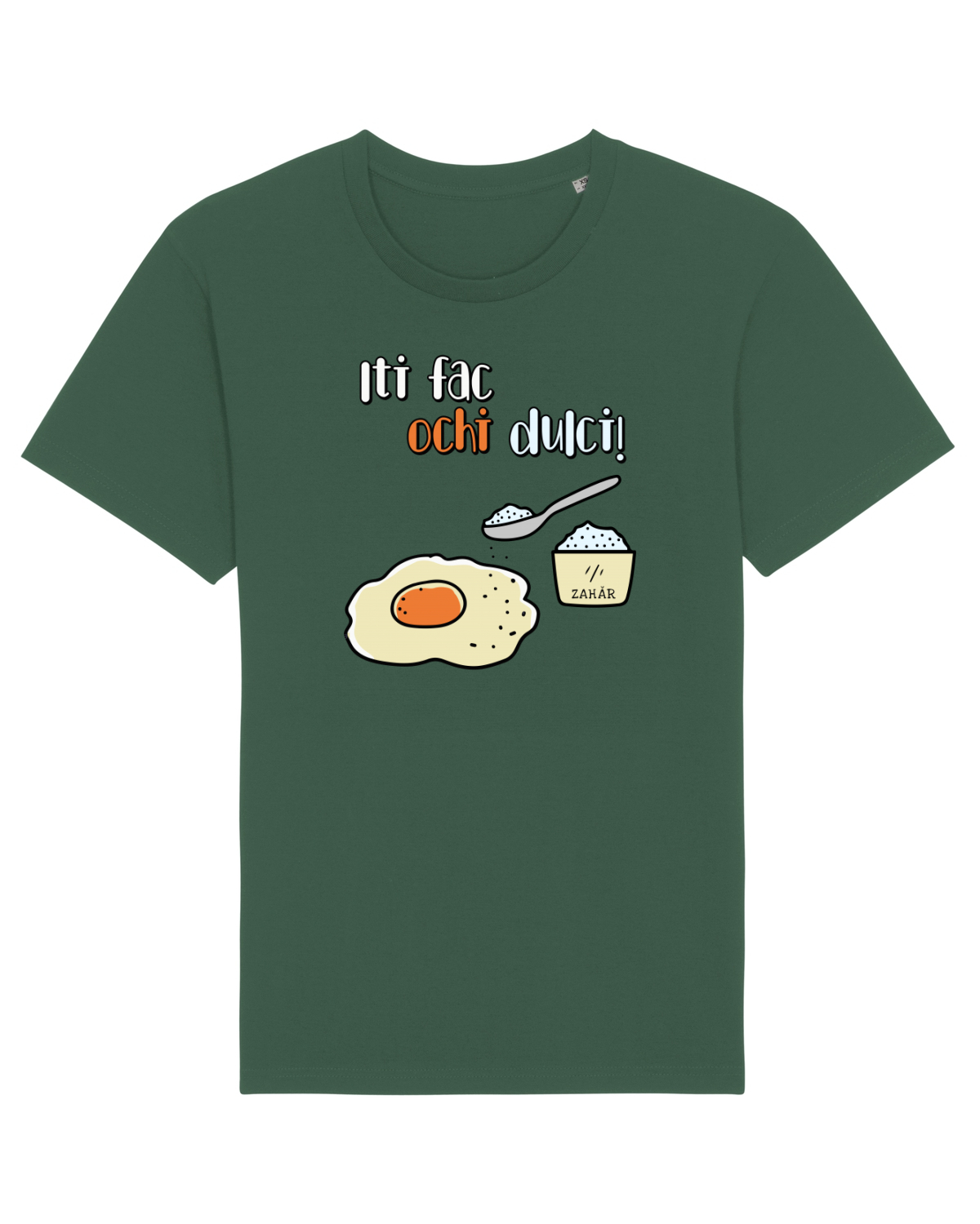 Tricou mânecă scurtă Unisex Rocker Bottle Green