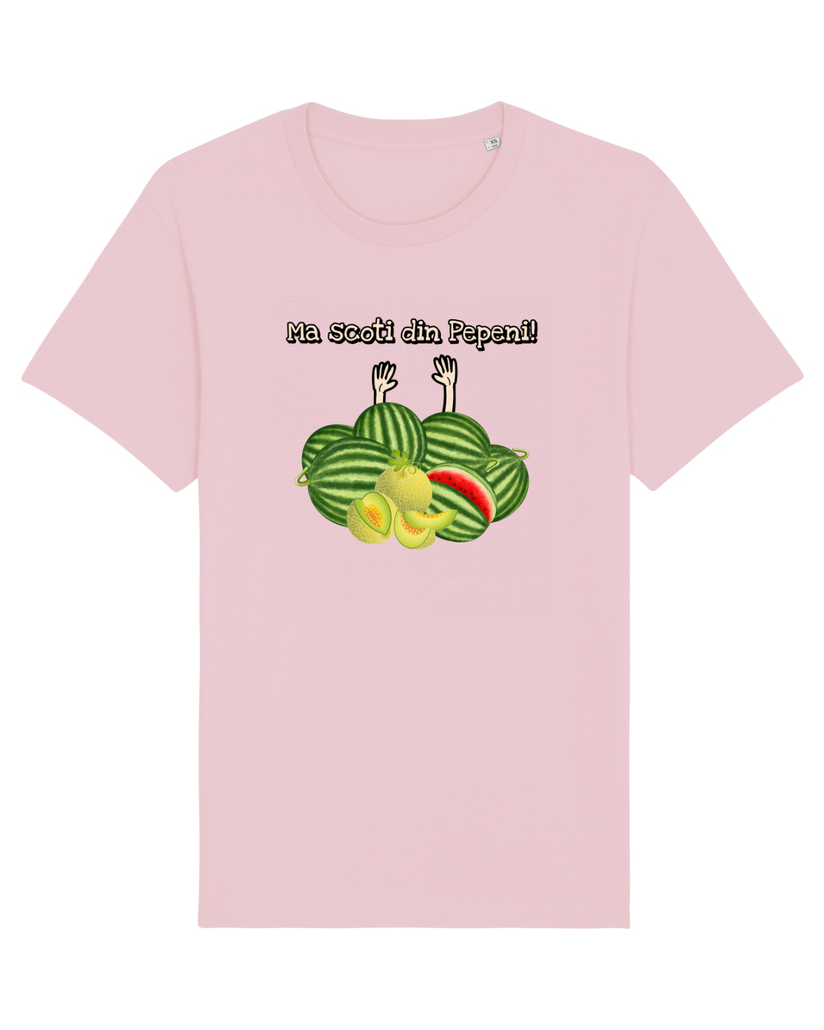 Tricou mânecă scurtă Unisex Rocker Cotton Pink