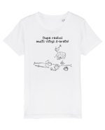Dupa razboi... Tricou mânecă scurtă  Copii Mini Creator