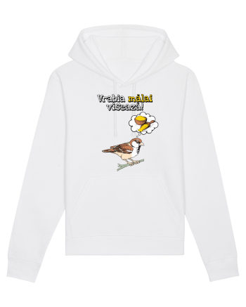 Vrabia malai viseaza! White
