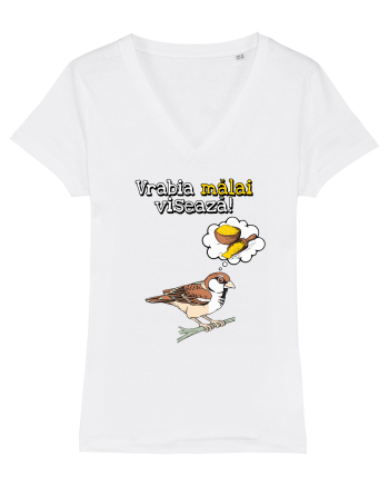 Vrabia malai viseaza! White