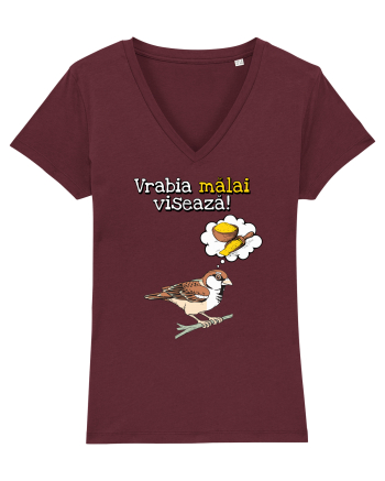 Vrabia malai viseaza! Burgundy