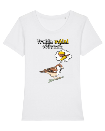 Vrabia malai viseaza! White