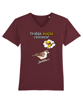Vrabia malai viseaza! Burgundy