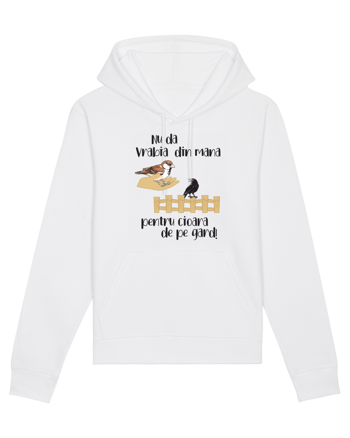 Hanorac Unisex Drummer White