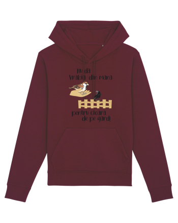 Nu da vrabia din mana Burgundy
