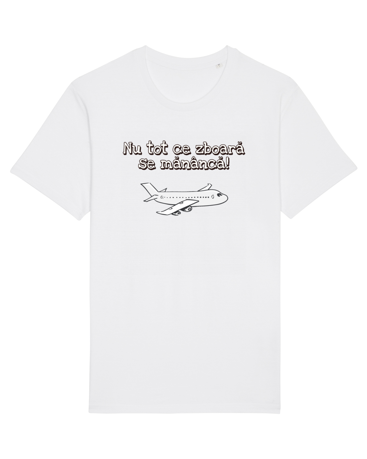 Tricou mânecă scurtă Unisex Rocker White