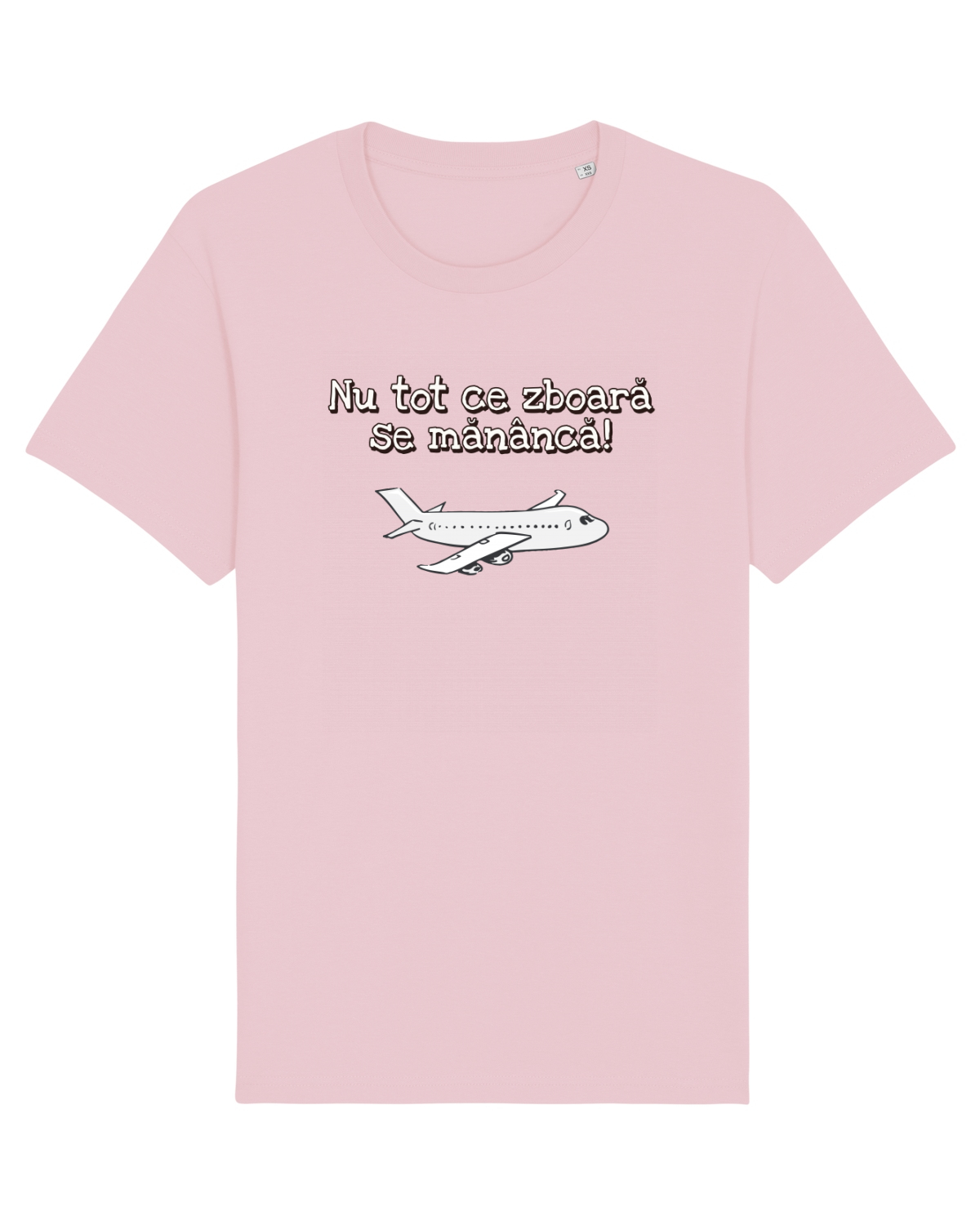 Tricou mânecă scurtă Unisex Rocker Cotton Pink