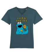 Cookie Monster Tricou mânecă scurtă guler V Bărbat Presenter