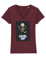 Level up Tricou mânecă scurtă guler V Damă Evoker