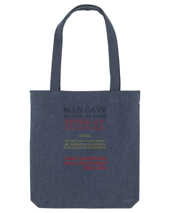 Man cave art Midnight Blue