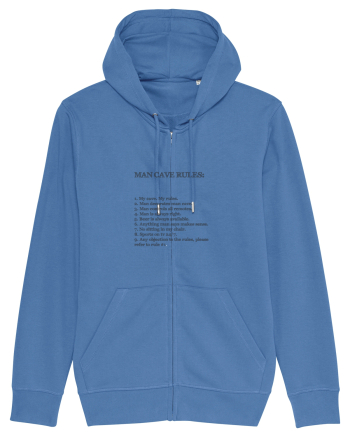 Man cave rules Bright Blue