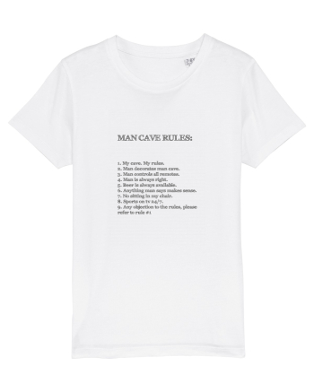 Man cave rules White