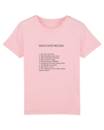 Man cave rules Tricou mânecă scurtă  Copii Mini Creator