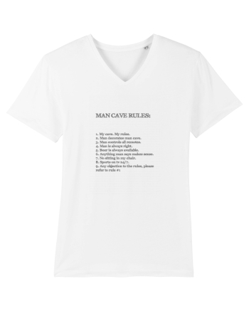 Man cave rules White