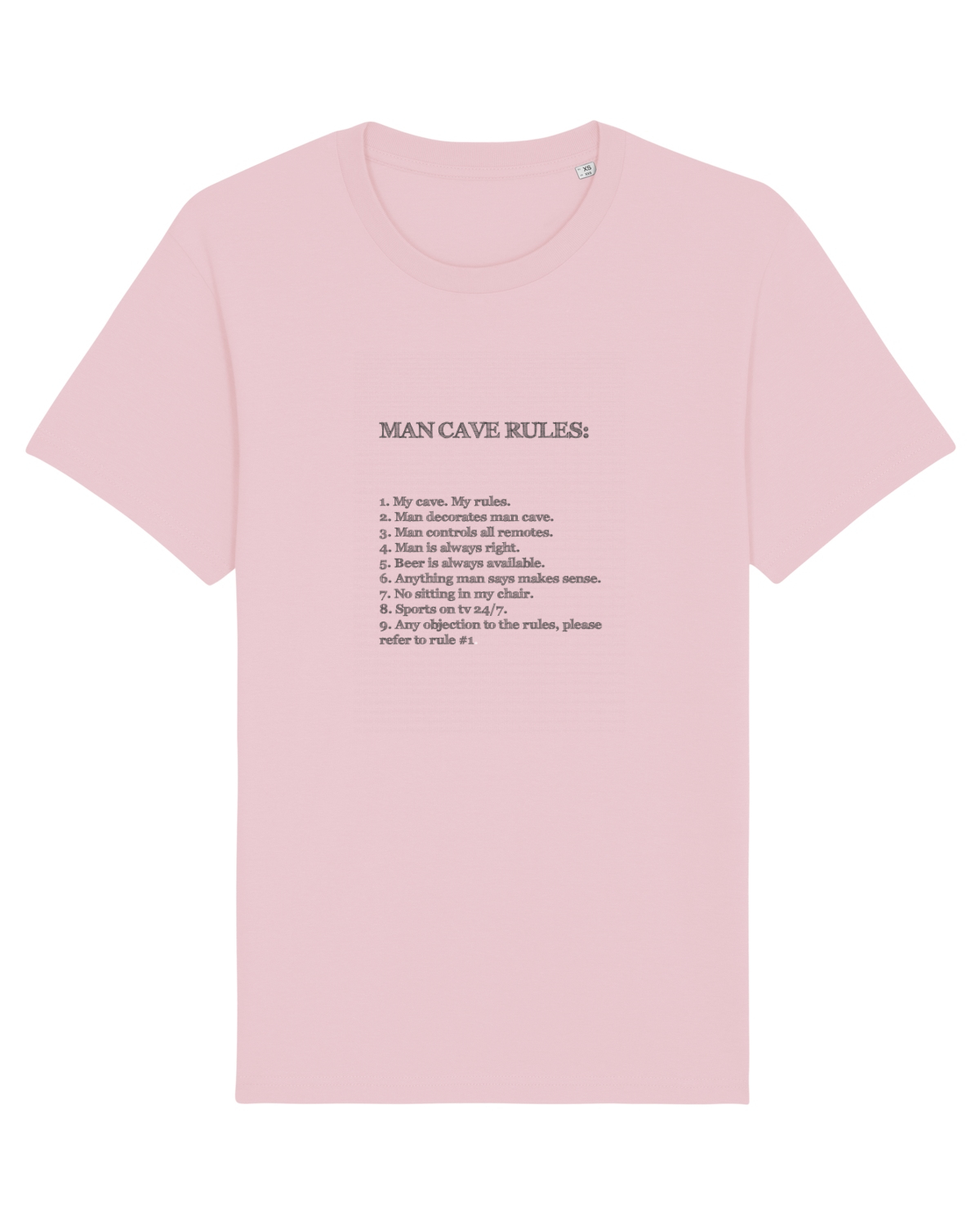Tricou mânecă scurtă Unisex Rocker Cotton Pink
