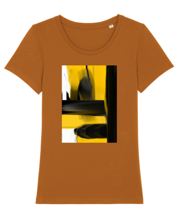 Abstract painting Roasted Orange