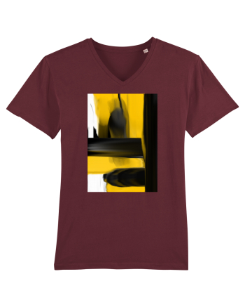 Abstract painting Burgundy