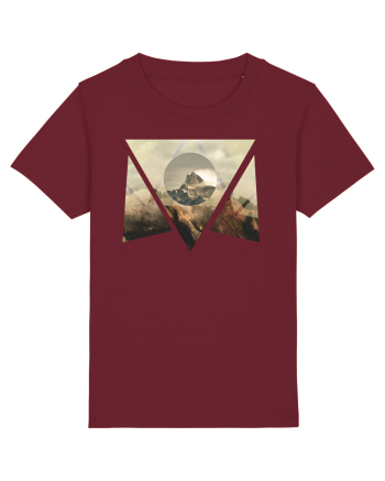 Abstract Burgundy