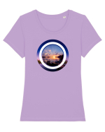 Fashion - travel Tricou mânecă scurtă guler larg fitted Damă Expresser