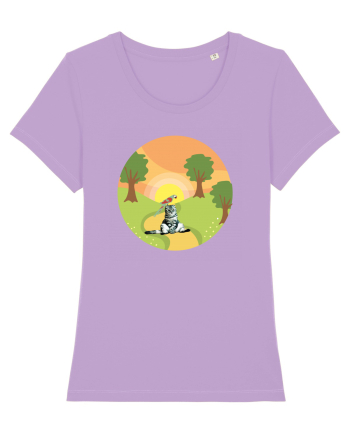 Funny - Cat Lavender Dawn