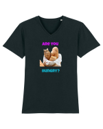 Hungry Tricou mânecă scurtă guler V Bărbat Presenter