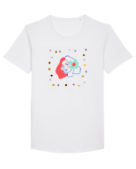 Beauty Tricou mânecă scurtă guler larg Bărbat Skater