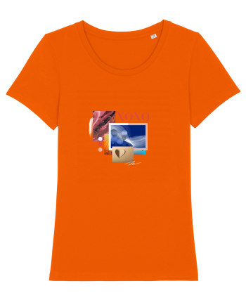 Artistic design fashion Bright Orange