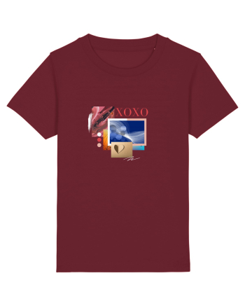 Artistic design fashion Burgundy