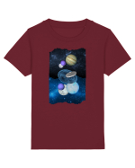 Galaxie si UFO Tricou mânecă scurtă  Copii Mini Creator