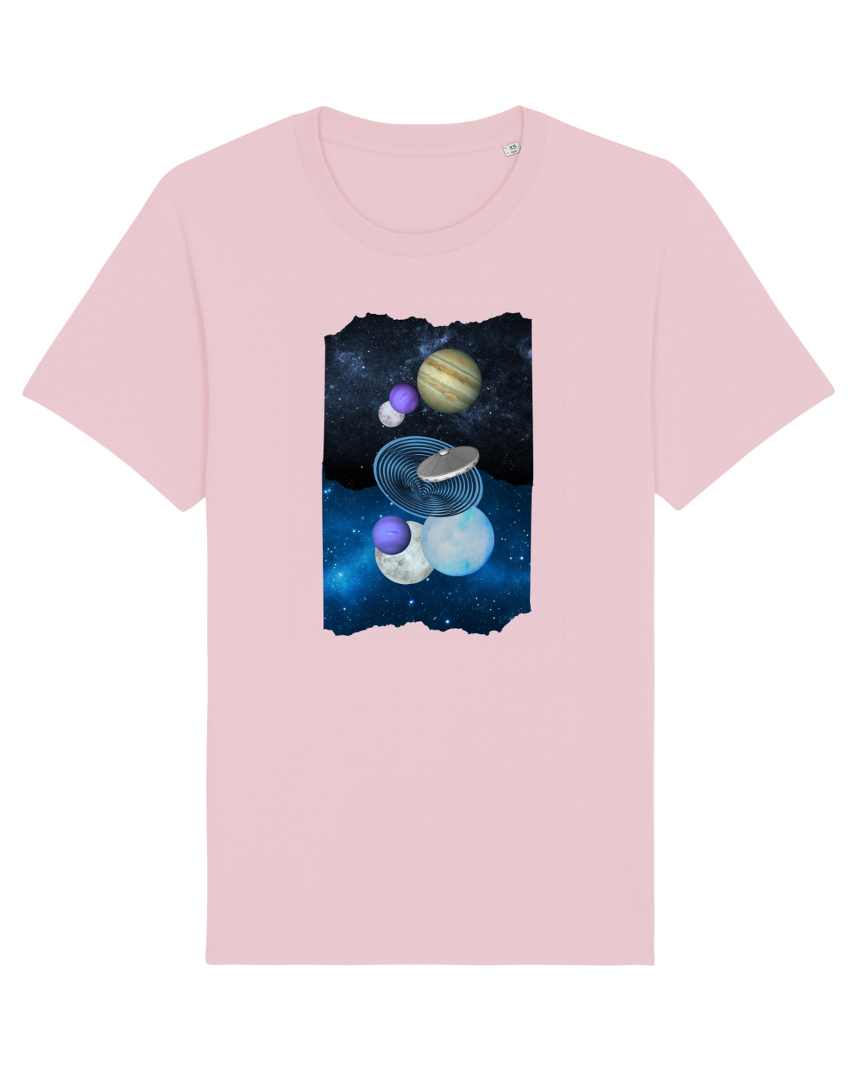 Tricou mânecă scurtă Unisex Rocker Cotton Pink