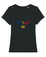 Vultur Tricolor Tricou mânecă scurtă guler larg fitted Damă Expresser