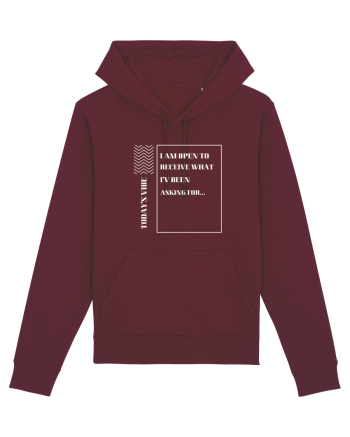 i am ready to Burgundy