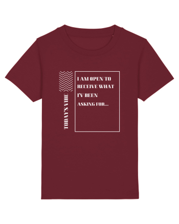 i am ready to Burgundy