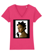 Rihanna Tricou mânecă scurtă guler V Damă Evoker