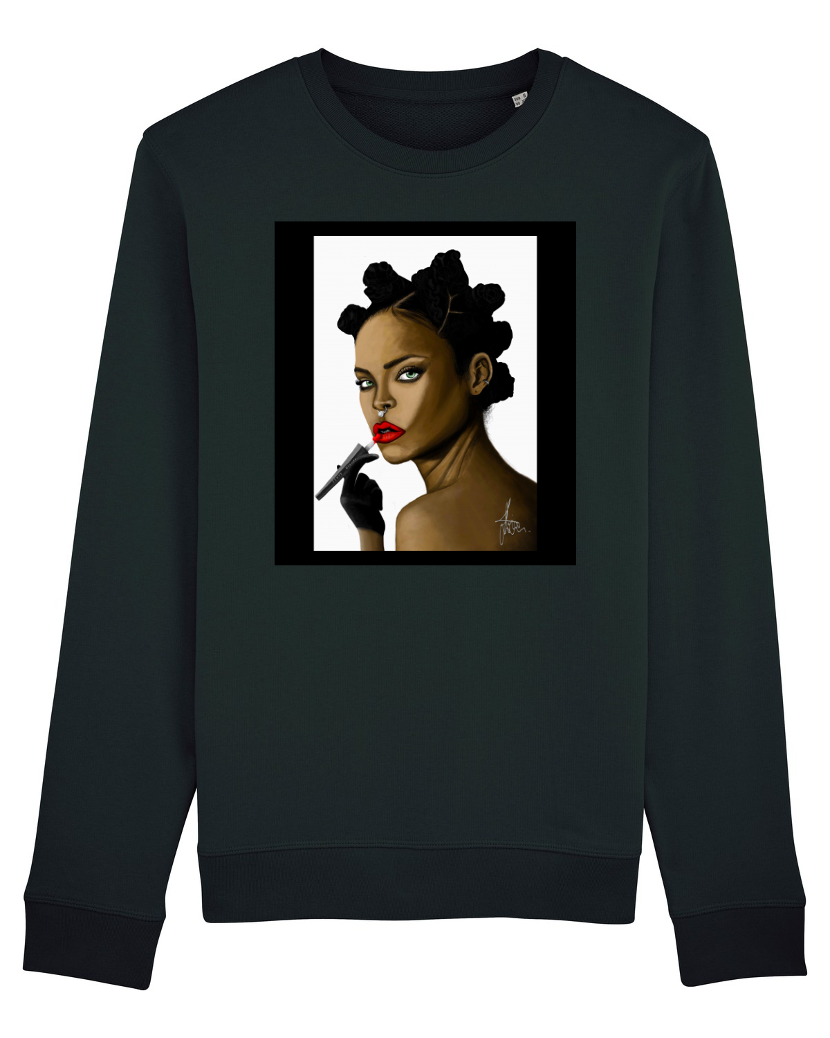 Bluză mânecă lungă Unisex Rise Black