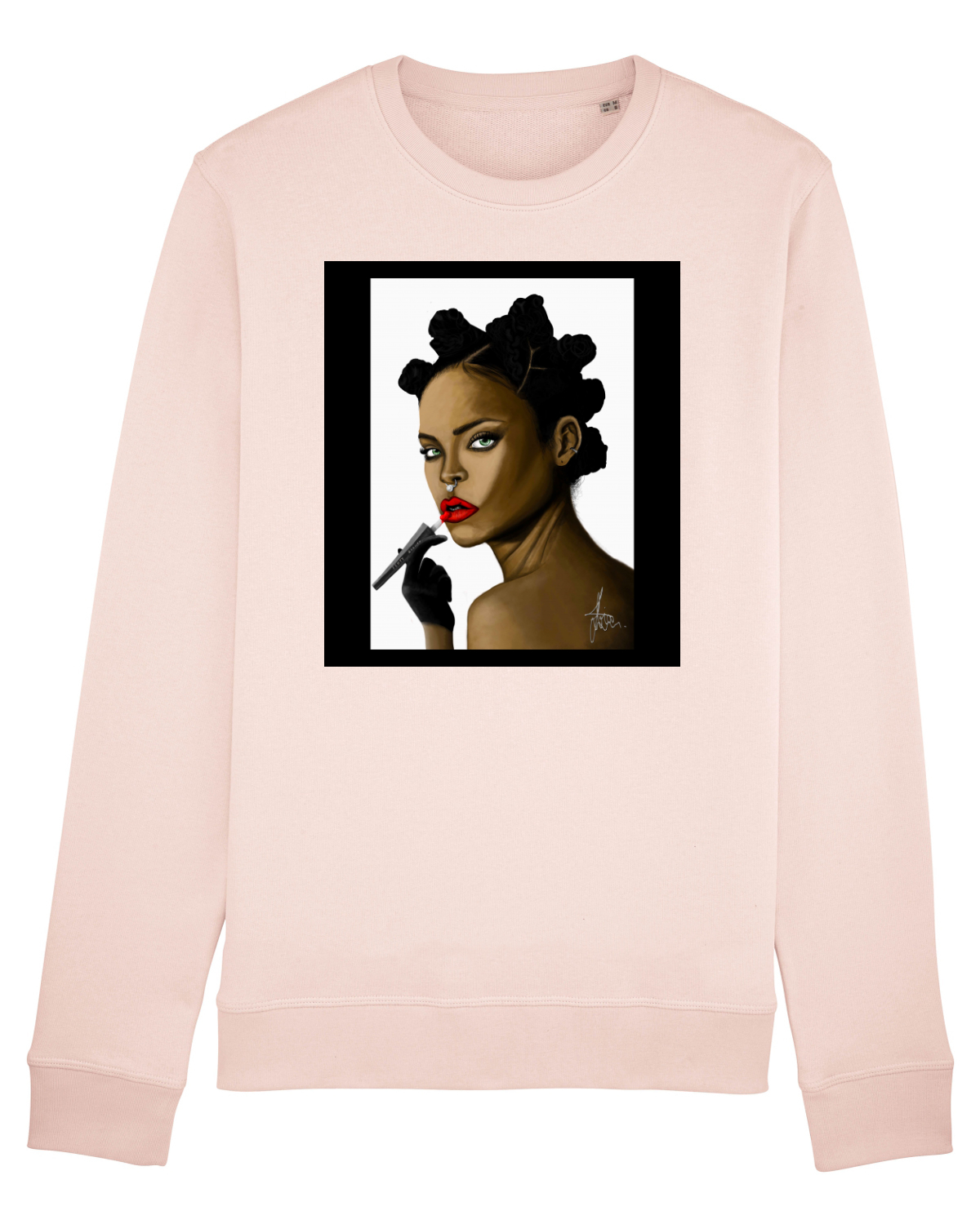 Bluză mânecă lungă Unisex Rise Candy Pink