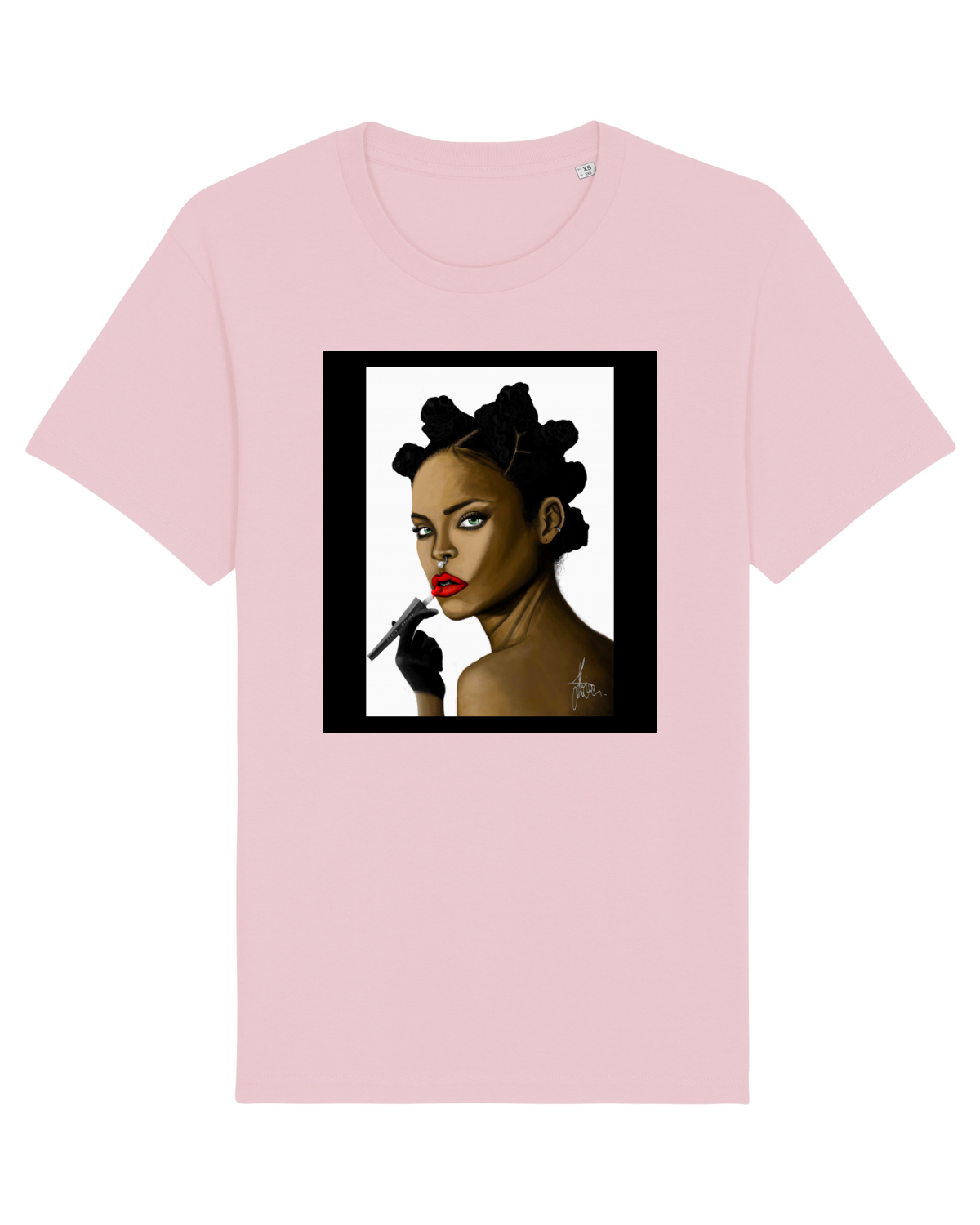 Tricou mânecă scurtă Unisex Rocker Cotton Pink
