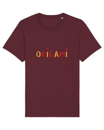 Origami Lover Burgundy