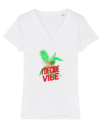 i decide my vibe White
