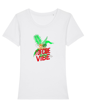 i decide my vibe White