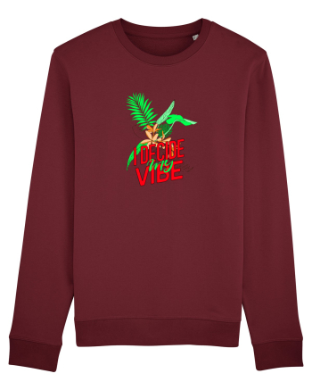 i decide my vibe Burgundy